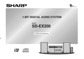 Sharp SD-EX200 SD-EX200 Operation Manual