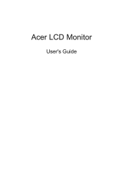 Acer XZ272V User Manual