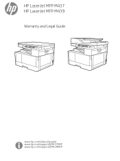 HP LaserJet MFP M437 Warranty and Legal Guide