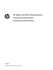 HP Metal Jet 3D Introductory Information 1