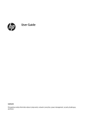 HP Pavilion PC 15-eg3000 User Guide