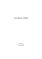 Dell P5524QT Monitor Simplified Service Manual