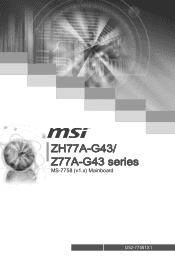 MSI ZH77A User Guide