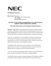 NEC MD302C6 Launch Press Release