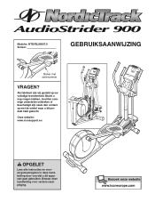 NordicTrack Audiostrider 900 Elliptical Dutch Manual