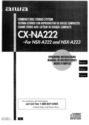 AIWA CX-NA222 Operating Instructions