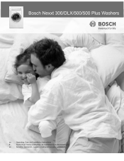 Bosch WFMC5801UC Operating, Care, Installation