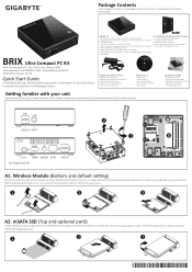 Gigabyte GB-BXi3-4010 User Manual