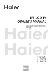 Haier HL26ATB User Manual