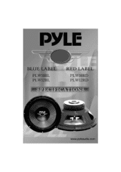 Pyle PLW10RD PLW10BL Manual 1