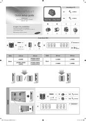 Samsung WMN250M Quick Setup Guide