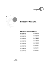 Seagate ST3250820AS Product Manual