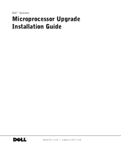Dell PowerEdge 600SC Microprocessor
      Upgrade Installation Guide 