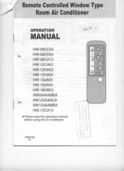 Haier HW-12CA03 User Manual