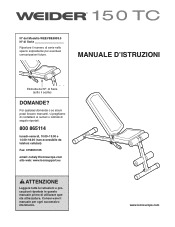 Weider Tc 150 Bench Italian Manual