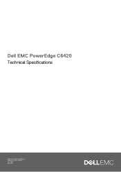 Dell PowerEdge C6420 EMC Technical Specifications