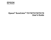Epson SureColor T3170 Users Guide