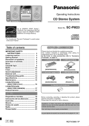 Panasonic SAPM23-MULTI SAPM23 User Guide