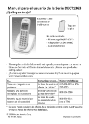 Uniden DECT1363 Spanish Owners Manual
