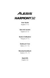 Alesis Harmony 32 Harmony 32 User Guide