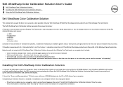 Dell UP3218K UltraSharp Color Calibration Solution Users Guide