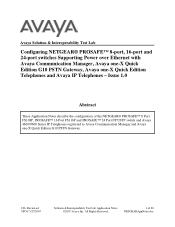 Netgear FS108P Configuring for Avaya IP Telephones