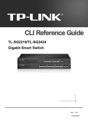 TP-Link TL-SG2424 TL-SG2424 V1 CLI Reference Guide