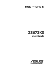 Asus ROG Phone 5 Ultimate ZS673KS English Version E-manual