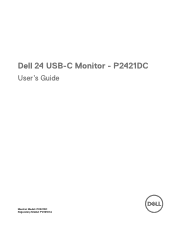 Dell P2421DC Users Guide