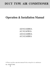 Haier AD182AMBIA User Manual