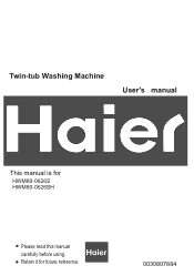 Haier HWM80-0626S User Manual
