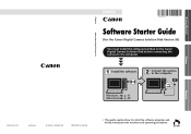 Canon PS G7 Software Starter Guide For the Canon Digital Camera Solution Disk Version 29