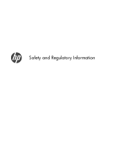 HP t150 Safety and Regulatory Information