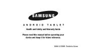 Samsung SM-P607T Legal T-mobile Sm-p607t Galaxy Note 10.1 2014 Edition Kit Kat English Health And Safety Guide Ver.nd2_f2 (English(north America)