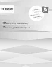 Bosch B36CL81ENW Supplement 1