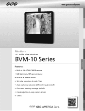 Ganz Security BVM-10 Specifications