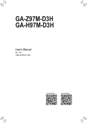Gigabyte GA-Z97M-D3H User Manual