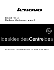 Lenovo H535s Lenovo H535s Hardware Maintenance Manual
