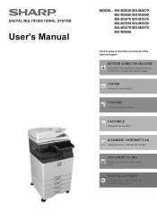 Sharp MX-M3070 User Manual