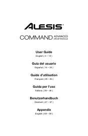 Alesis Command Mesh Kit Command Drum Module - User Guide - v1.3M