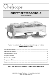 WestBend PRBF1000 Instruction Manual