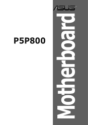 Asus P5P800 P5P800 User's manual English Edition E1726