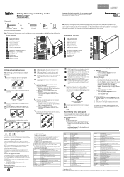 Lenovo ThinkCentre E73 (English) Safety, Warranty and Setup Guide