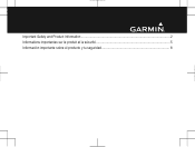 Garmin fleet 660 ?Important Safety and Product Information