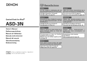 Denon ASD-3N Owners Manual - Spanish