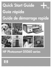 HP Photosmart D5060 Quick Start Guides