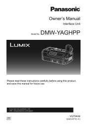 Panasonic DMW-YAGH Operating instructions Multi-lingual
