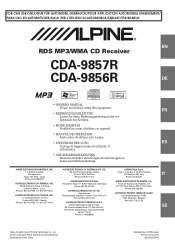 Alpine CDA9857 User Manual