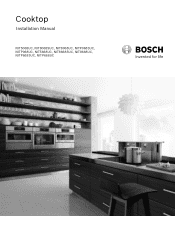 Bosch NITP068UC Installation Instructions