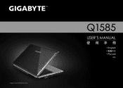 Gigabyte Q1585M Manual